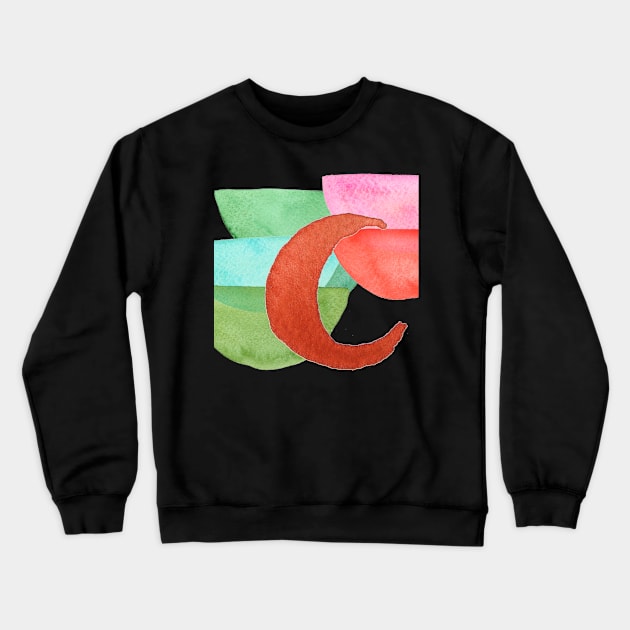 curves and bowls Crewneck Sweatshirt by Art by Ergate